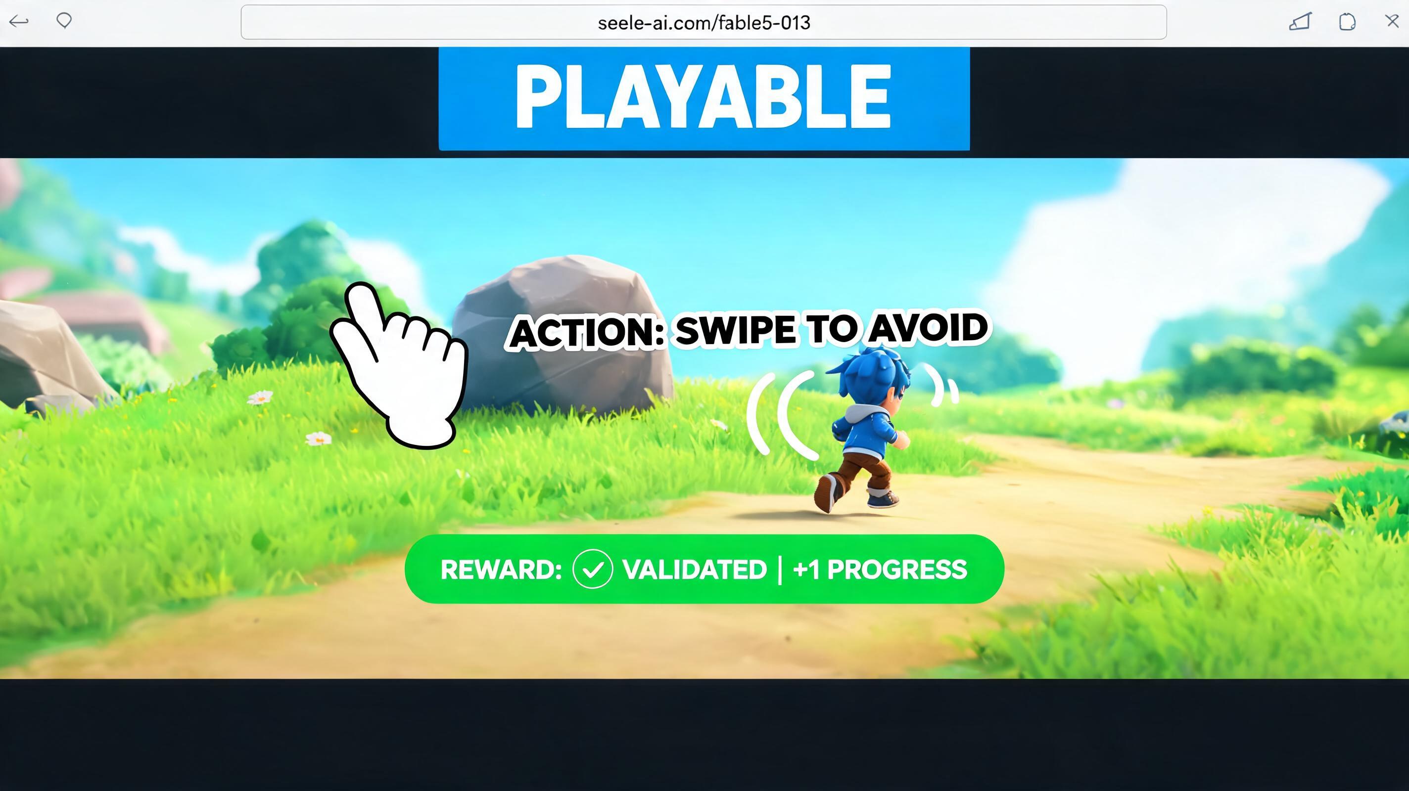 Fable5 Alternative hero plan fable5-013: swipe-to-avoid onboarding slice for agency pitch teams with visible first action and browser-playable outcome.