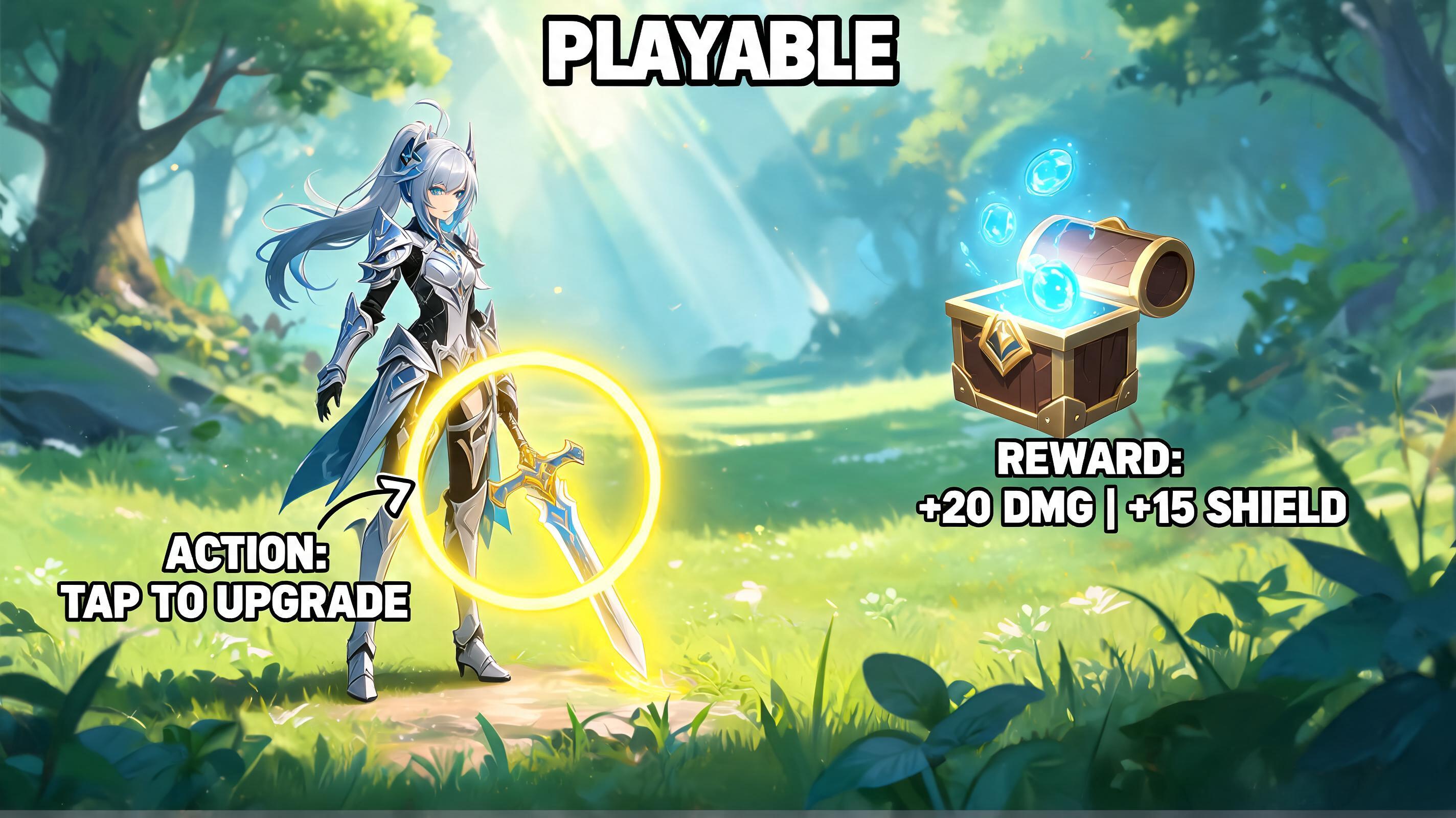 Fable5 Alternative hero plan fable5-010: upgrade-reveal challenge loop for UA creative leads with visible first action and browser-playable outcome.