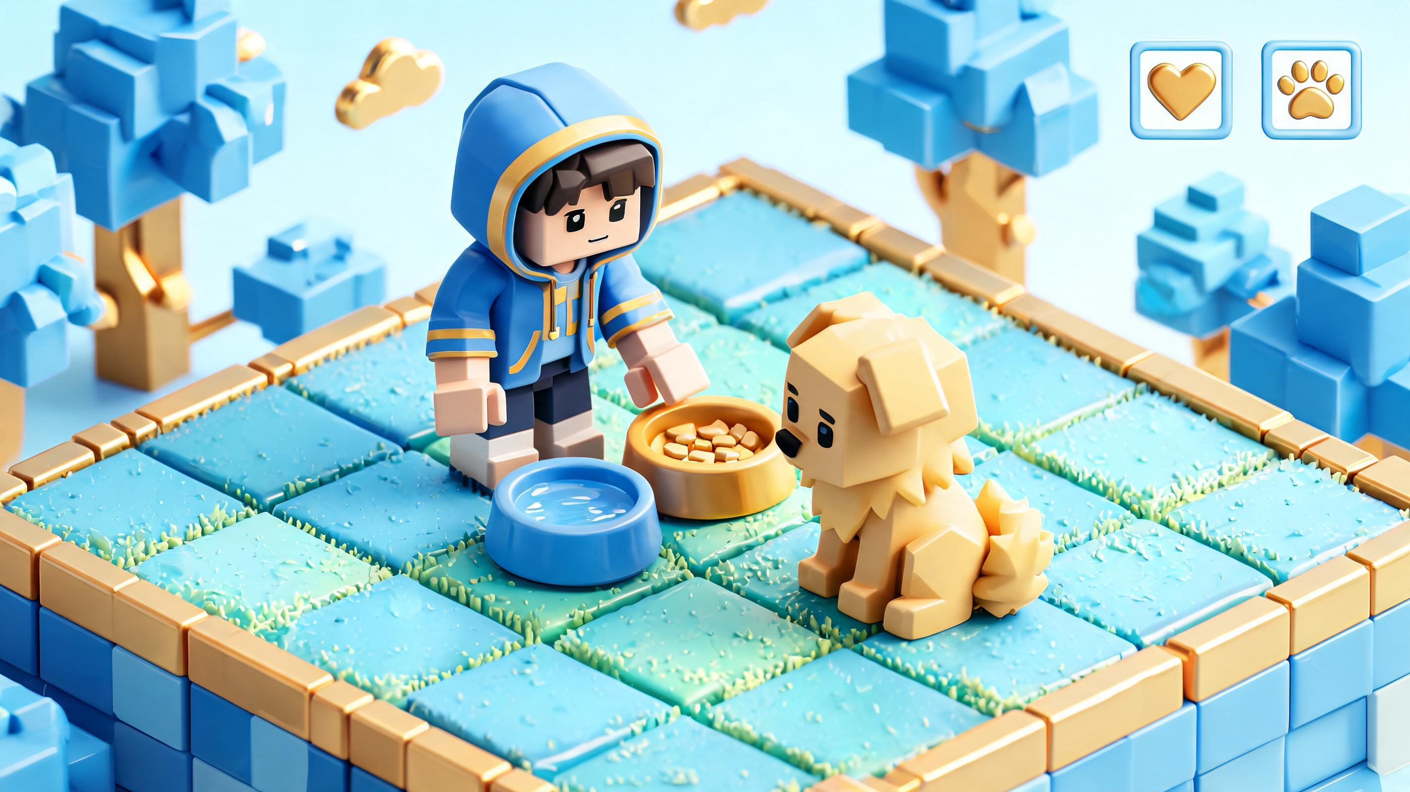 Kids AI Game Maker Workflow hero plan kidsRoblox-024: pet-care choice loop for family learning teams with visible first action and browser-playable outcome.
