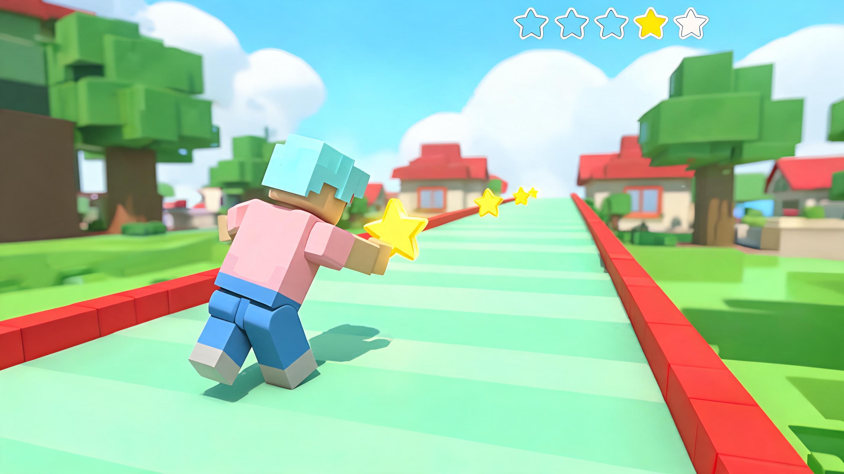 Kids AI Game Maker Workflow hero plan kidsRoblox-016: collect-stars kindness challenge for Roblox-style hobby creators with visible first action and browser-playable outcome.