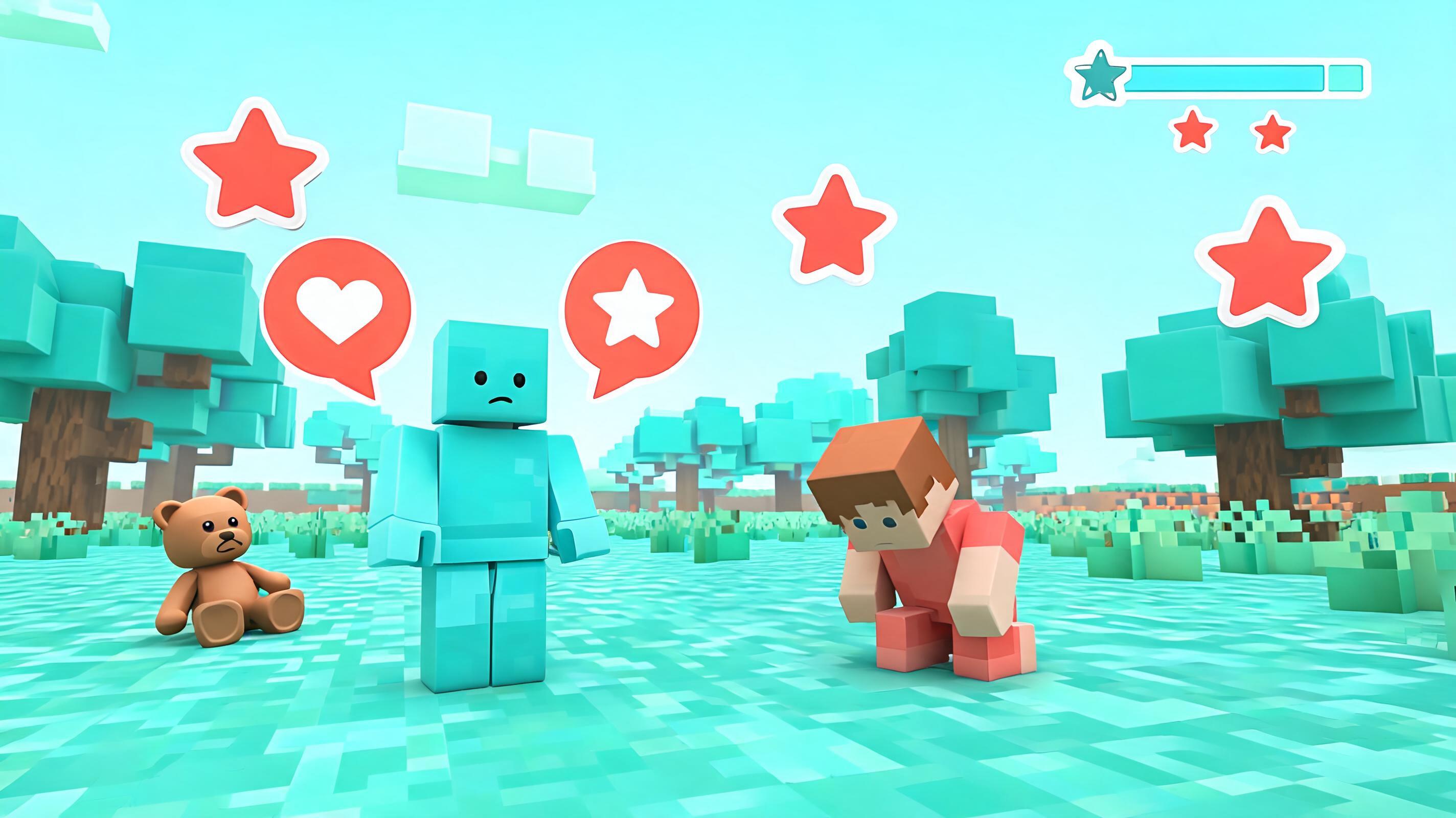 Kids AI Game Maker Workflow hero plan kidsRoblox-026: collect-stars kindness challenge for youth workshop facilitators with visible first action and browser-playable outcome.