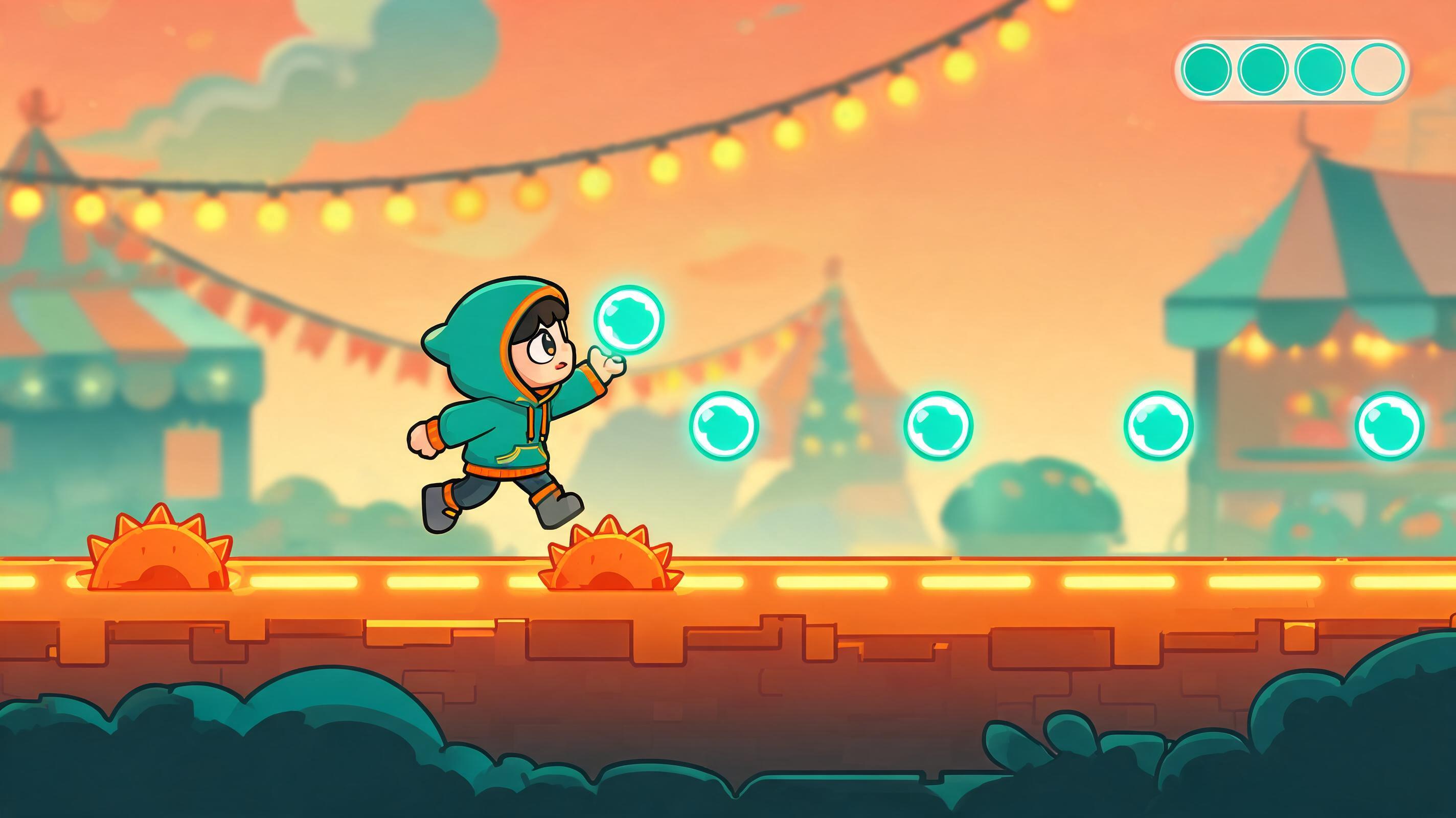 Vibe Gaming AI Prototype hero plan vibeGaming-004: cozy timing challenge for browser arcade makers with visible first action and browser-playable outcome.