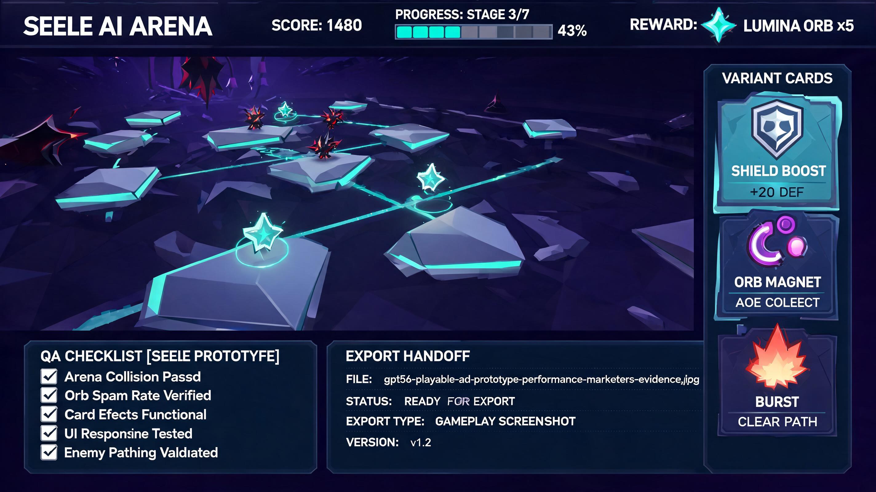 Generated evidence preview for gpt56-playable-ad-prototype-performance-marketers: playable ad review packet and review handoff for performance marketers.