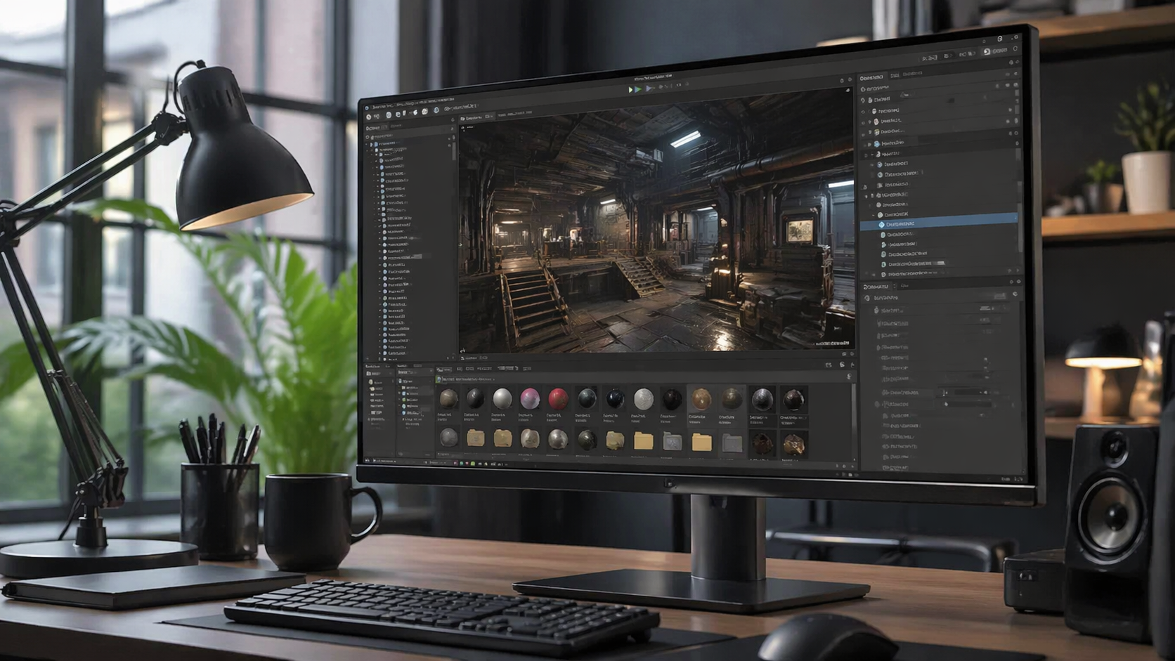 Developer tool interface and production workflow setup related to DirectX 12 improvements in Unity 6
