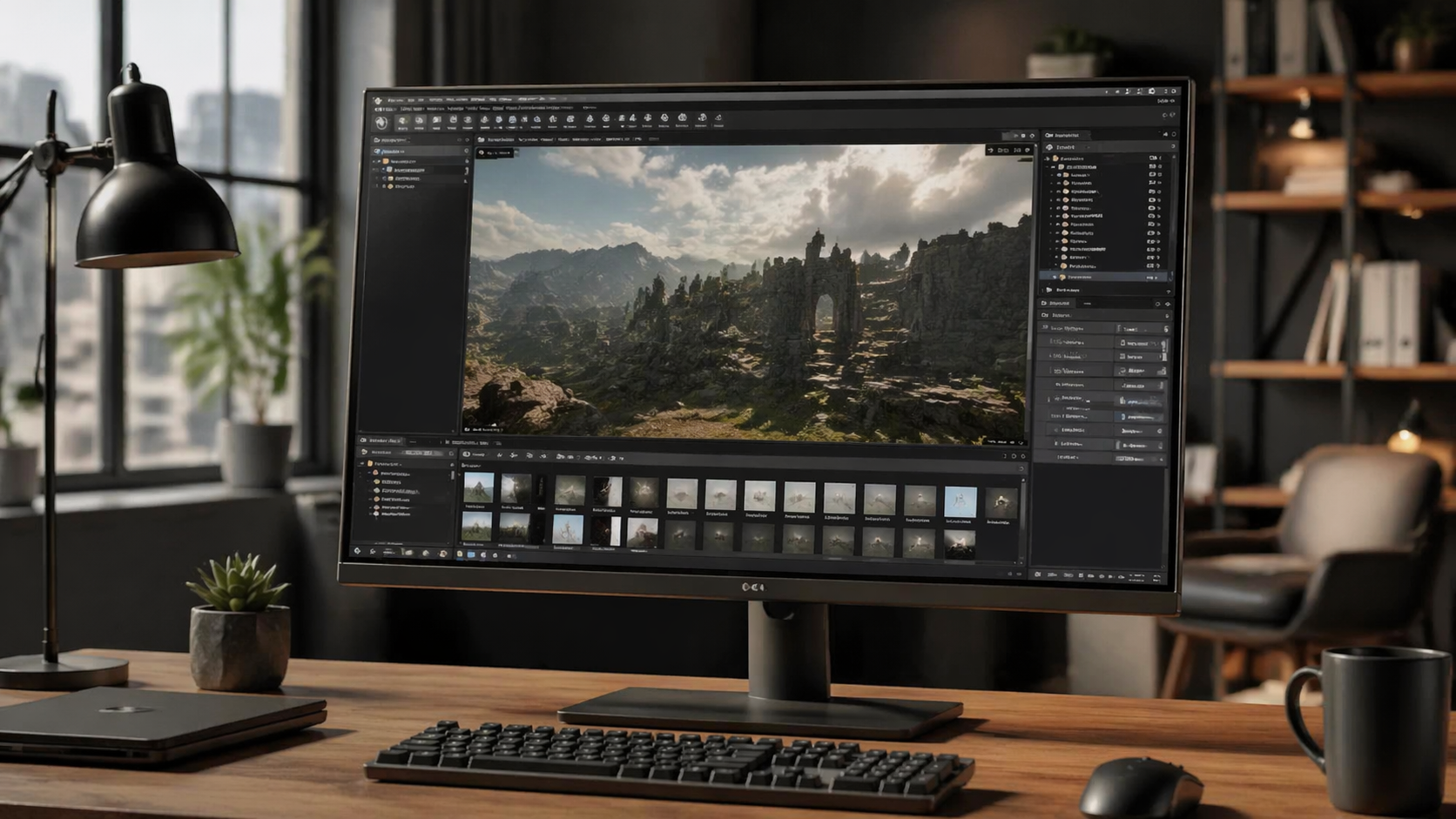 Developer tool interface and production workflow setup related to The Fab Spring Creator Sale has started!