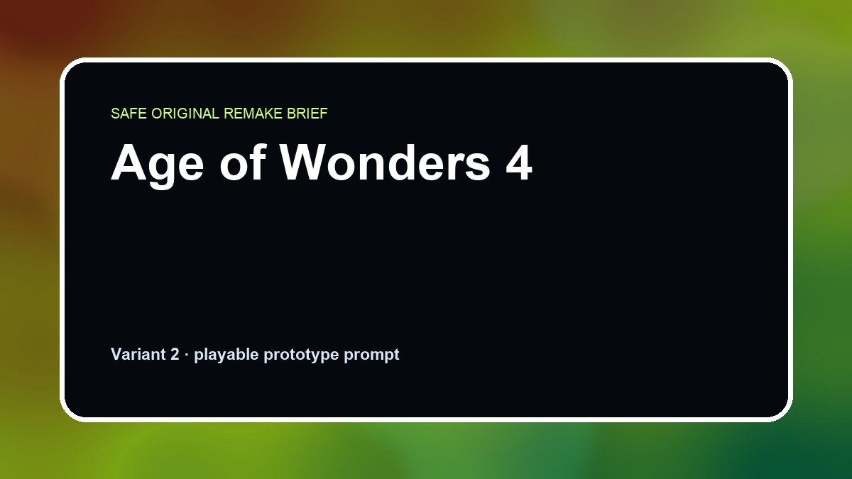 Age of Wonders 4 original age of wonders 4 custom game reference artwork 2