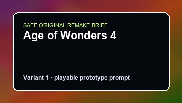 Age of Wonders 4 Train Sim World 4 Custom Game Builder preview