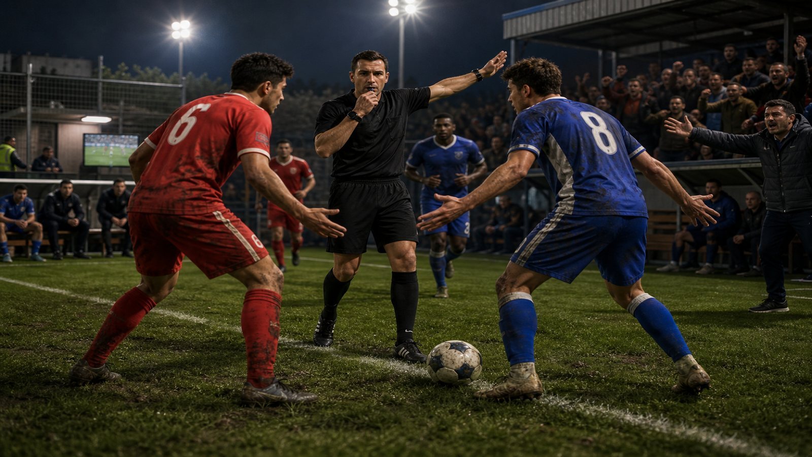 Amateur League Referee original game remake reference artwork 1