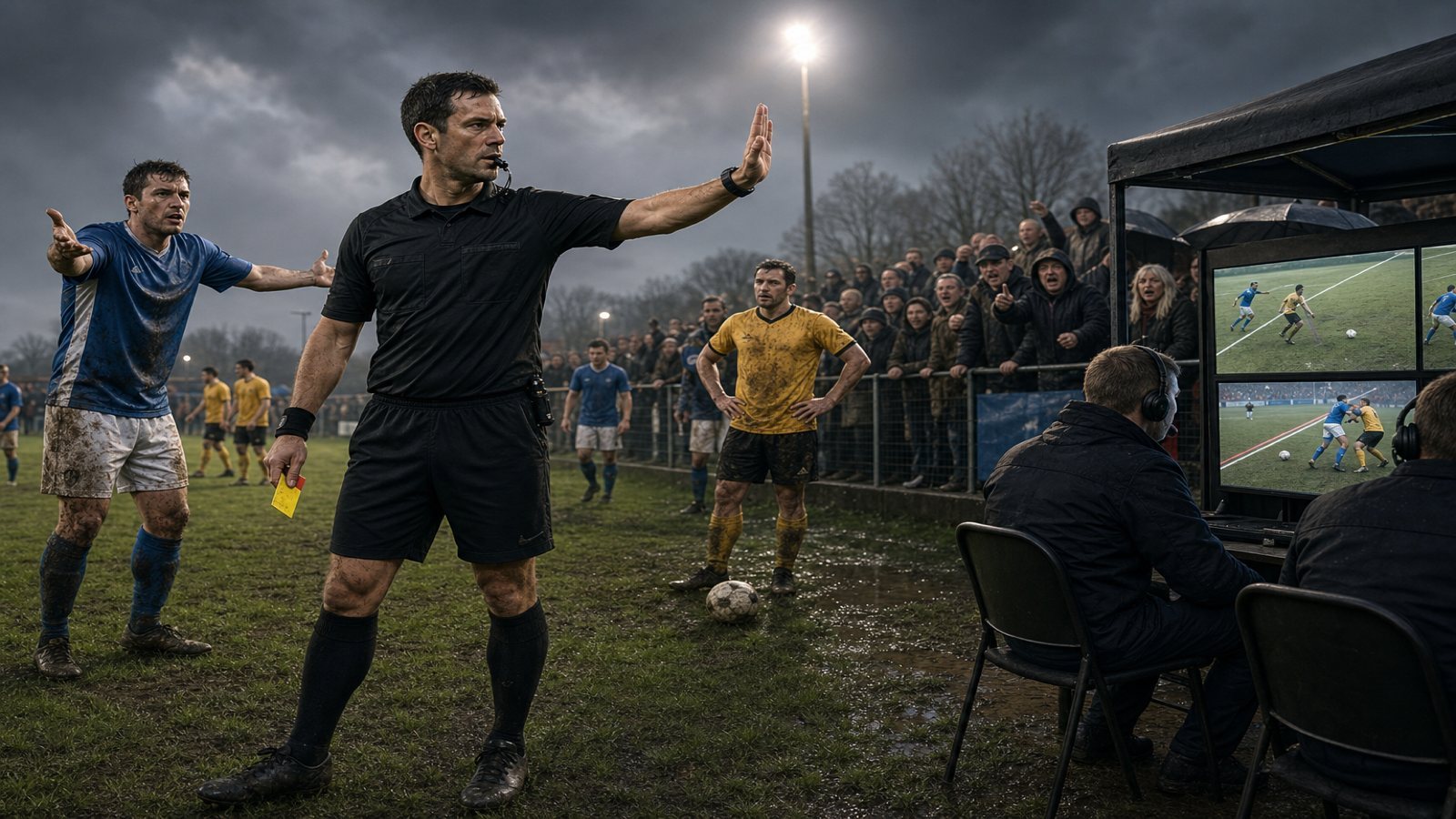 Amateur League Referee original game remake reference artwork 2