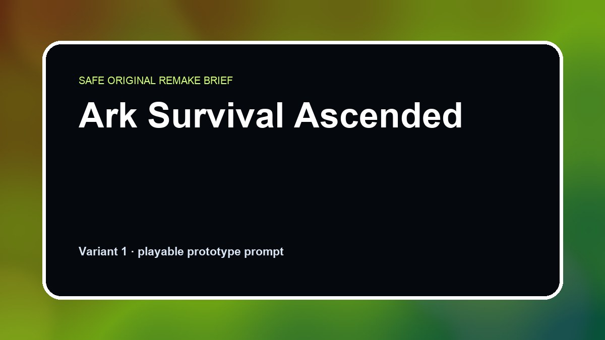 Ark Survival Ascended original ark survival ascended custom game reference artwork 1