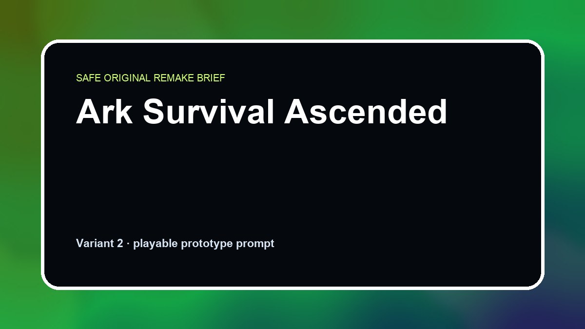 Ark Survival Ascended original ark survival ascended custom game reference artwork 2