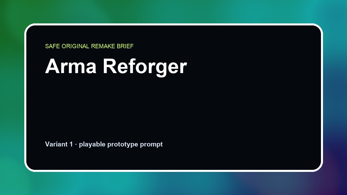 Arma Reforger original arma reforger custom game reference artwork 1