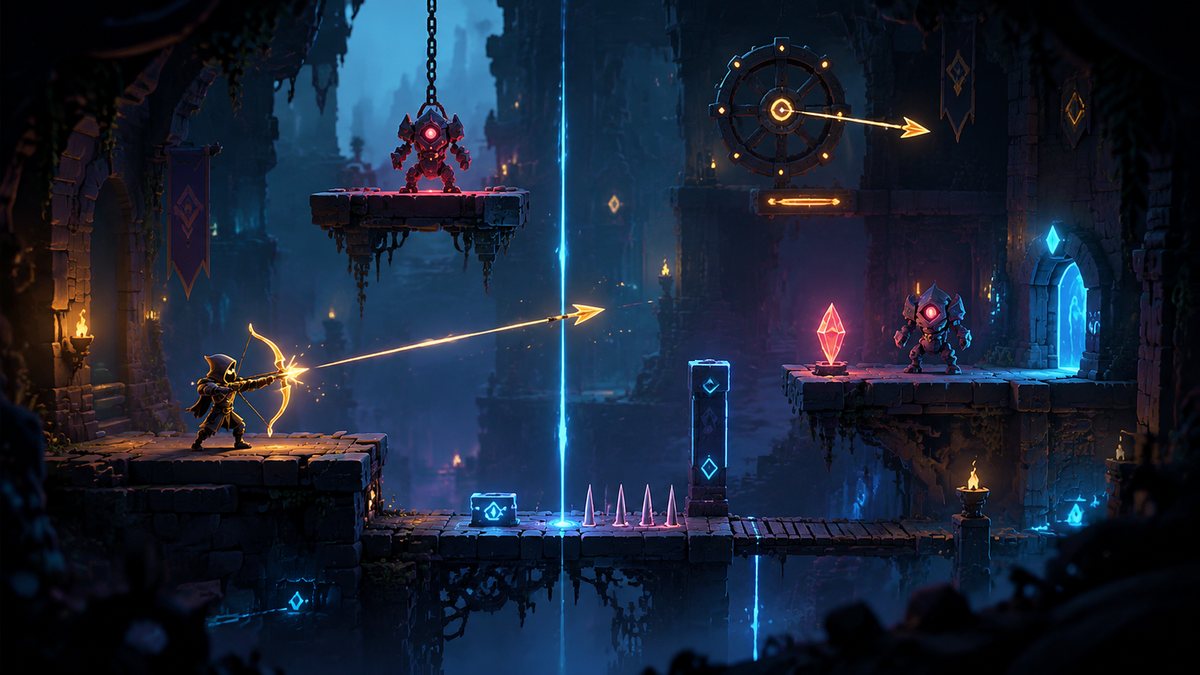 Arrows GO original game remake reference artwork 2