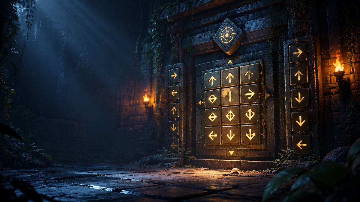Arrows Puzzle Escape original game remake reference artwork 1