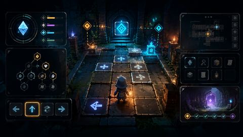 Arrows Puzzle Escape original game remake reference artwork 3
