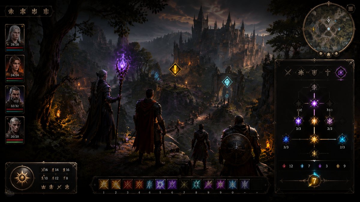 Baldurs Gate 3 original game remake reference artwork 3