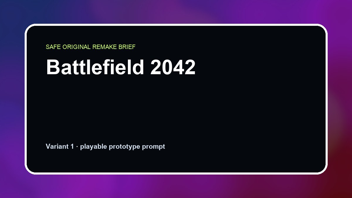 Battlefield 2042 original battlefield 2042 custom game reference artwork 1
