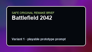 Battlefield 2042 Surviving Mars Custom Game Builder preview
