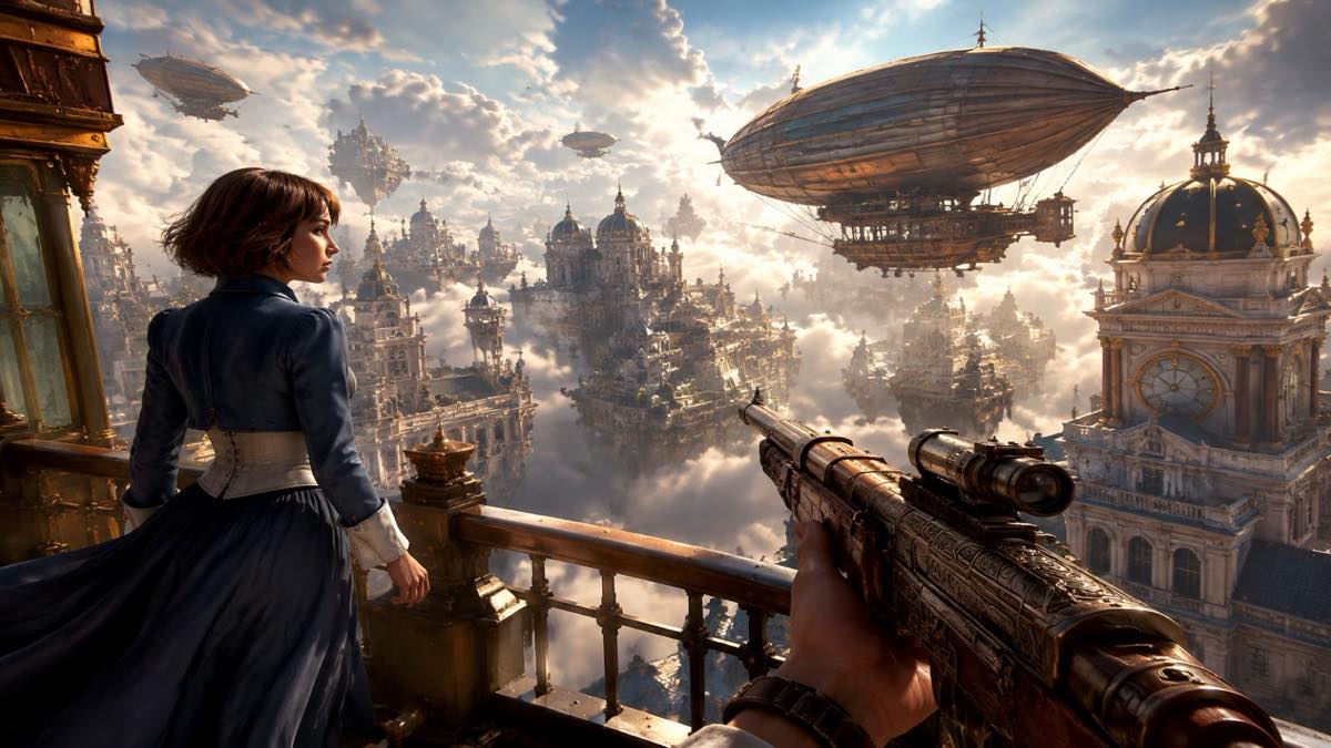 BioShock Infinite original game remake reference artwork 2