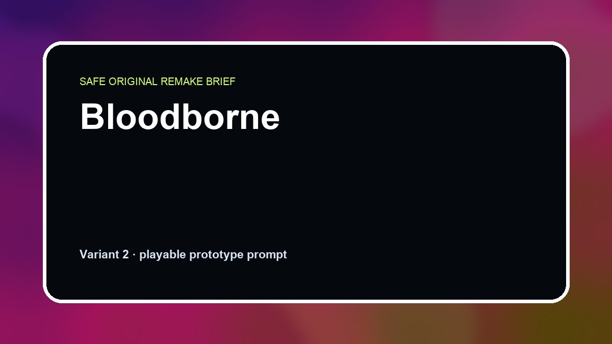 Bloodborne original bloodborne custom game reference artwork 2