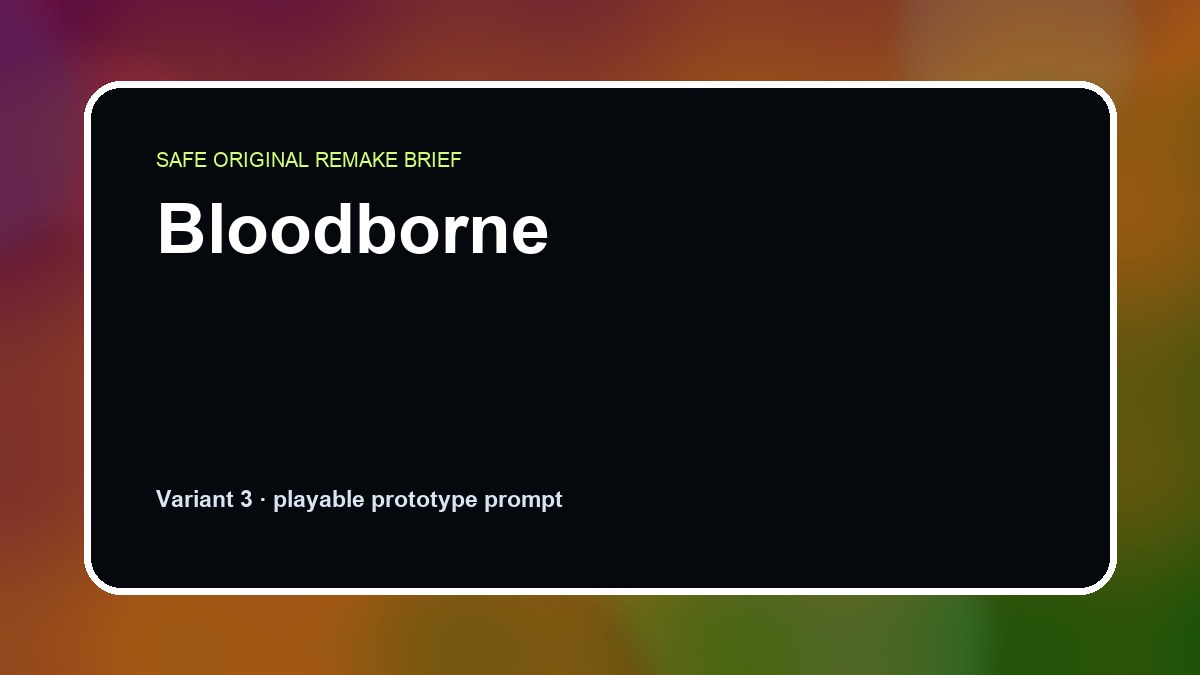 Bloodborne original bloodborne custom game reference artwork 3
