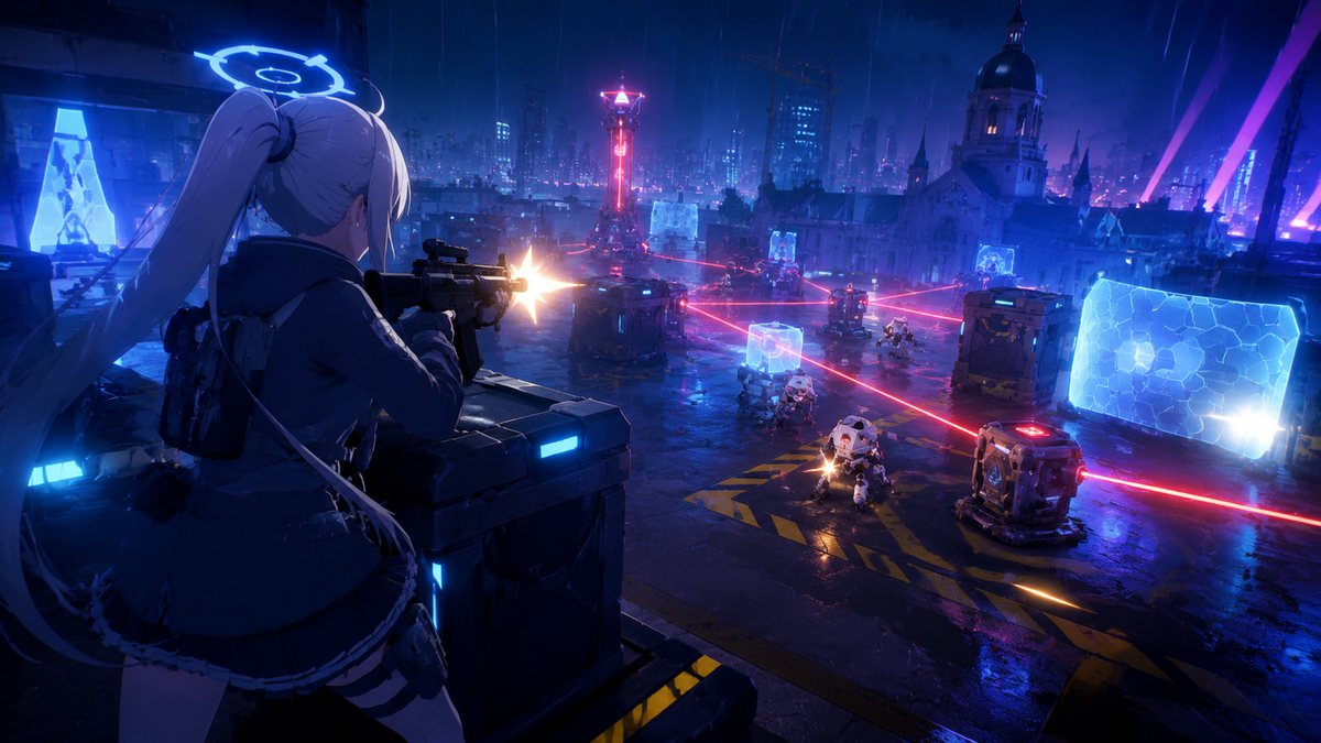 Blue Archive original game remake reference artwork 2