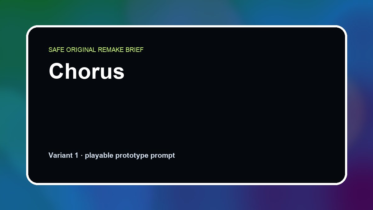 Chorus original chorus custom game reference artwork 1
