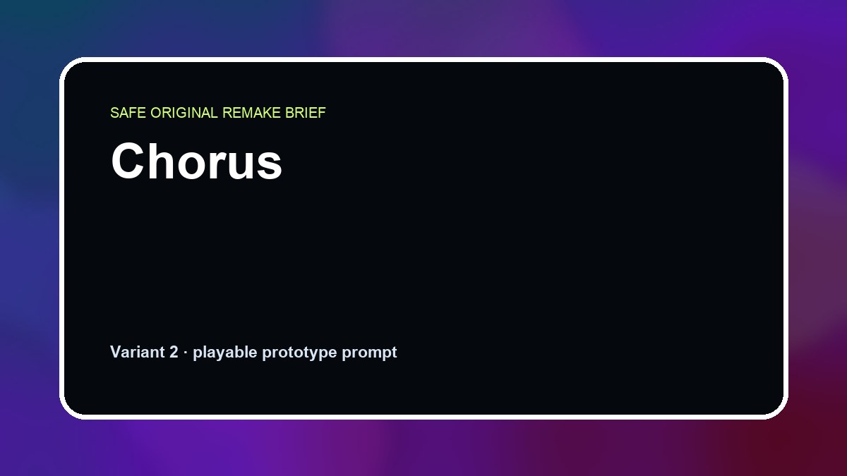 Chorus original chorus custom game reference artwork 2