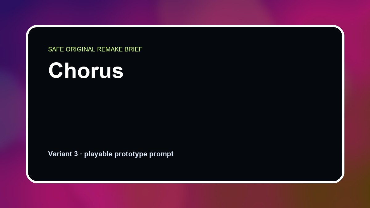 Chorus original chorus custom game reference artwork 3