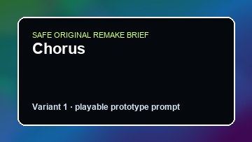 Chorus Judgment Custom Game Builder preview