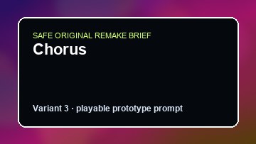 Chorus original chorus custom game reference artwork 3