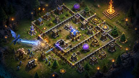 Clash of Clans original game remake reference artwork 2