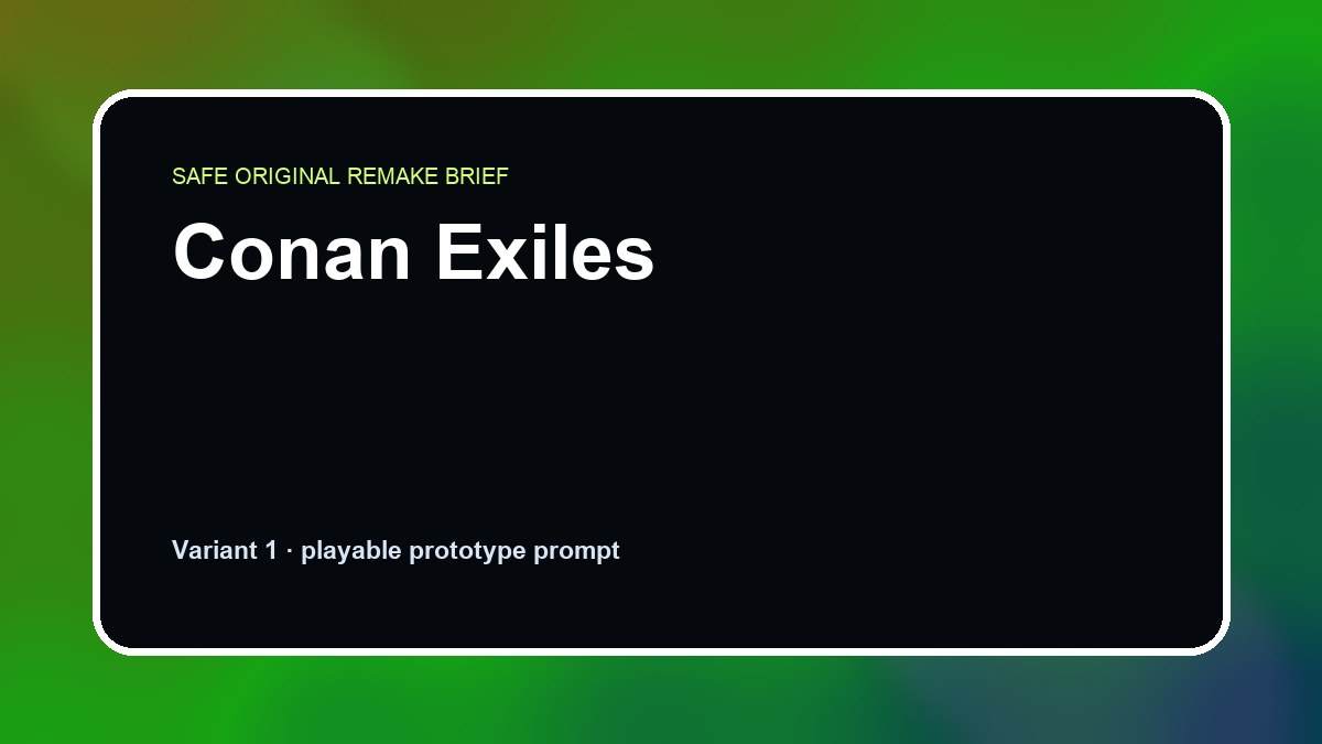 Conan Exiles original conan exiles custom game reference artwork 1