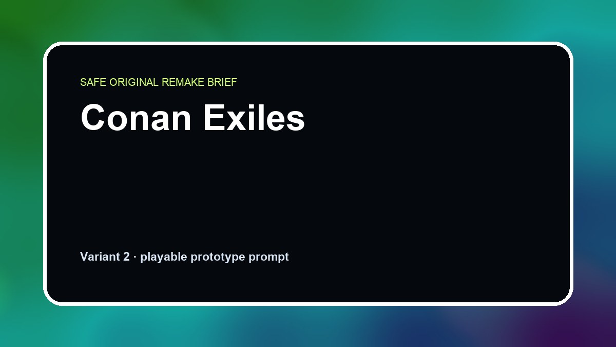 Conan Exiles original conan exiles custom game reference artwork 2
