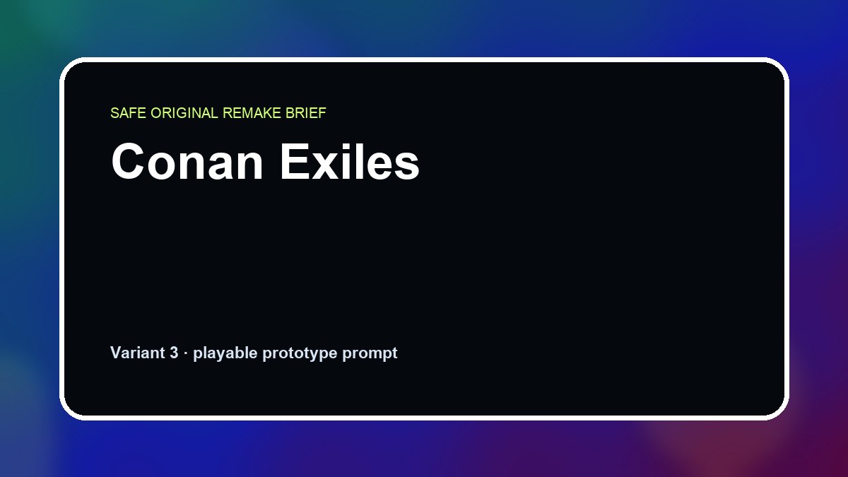 Conan Exiles original conan exiles custom game reference artwork 3