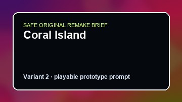Coral Island original coral island custom game reference artwork 2