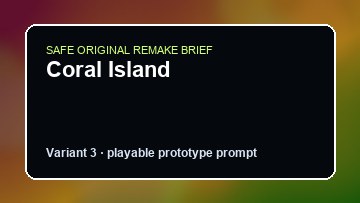 Coral Island original coral island custom game reference artwork 3