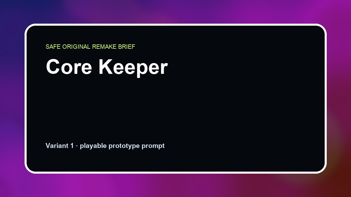 Core Keeper original core keeper custom game reference artwork 1