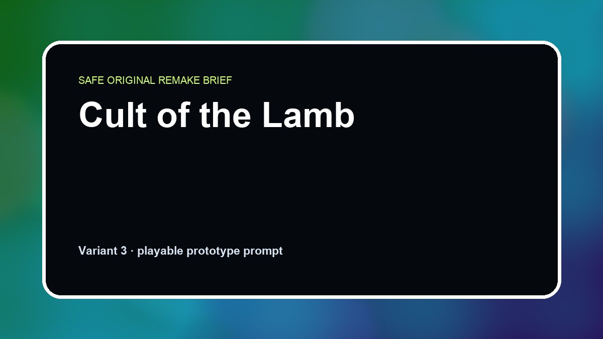 Cult of the Lamb original cult of the lamb custom game reference artwork 3