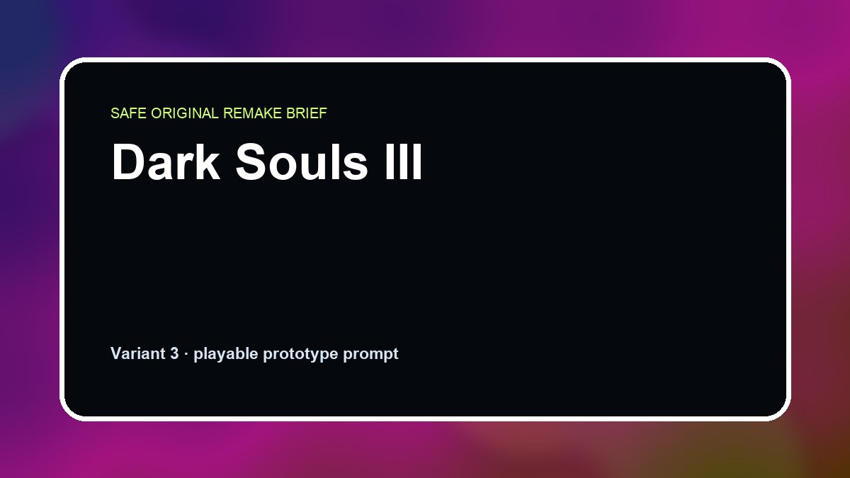 Dark Souls III original dark souls iii custom game reference artwork 3