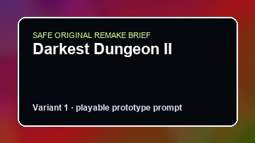 Darkest Dungeon II Ride 5 Custom Game Builder preview