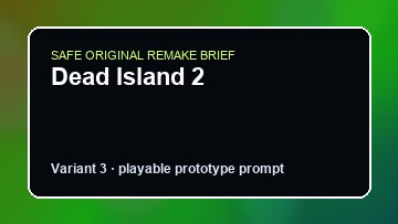 Dead Island 2 original dead island 2 diy game reference artwork 3