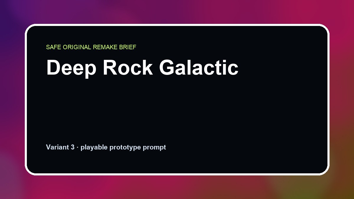Deep Rock Galactic original deep rock galactic custom game reference artwork 3