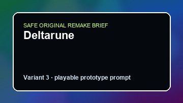 Deltarune original deltarune diy game reference artwork 3