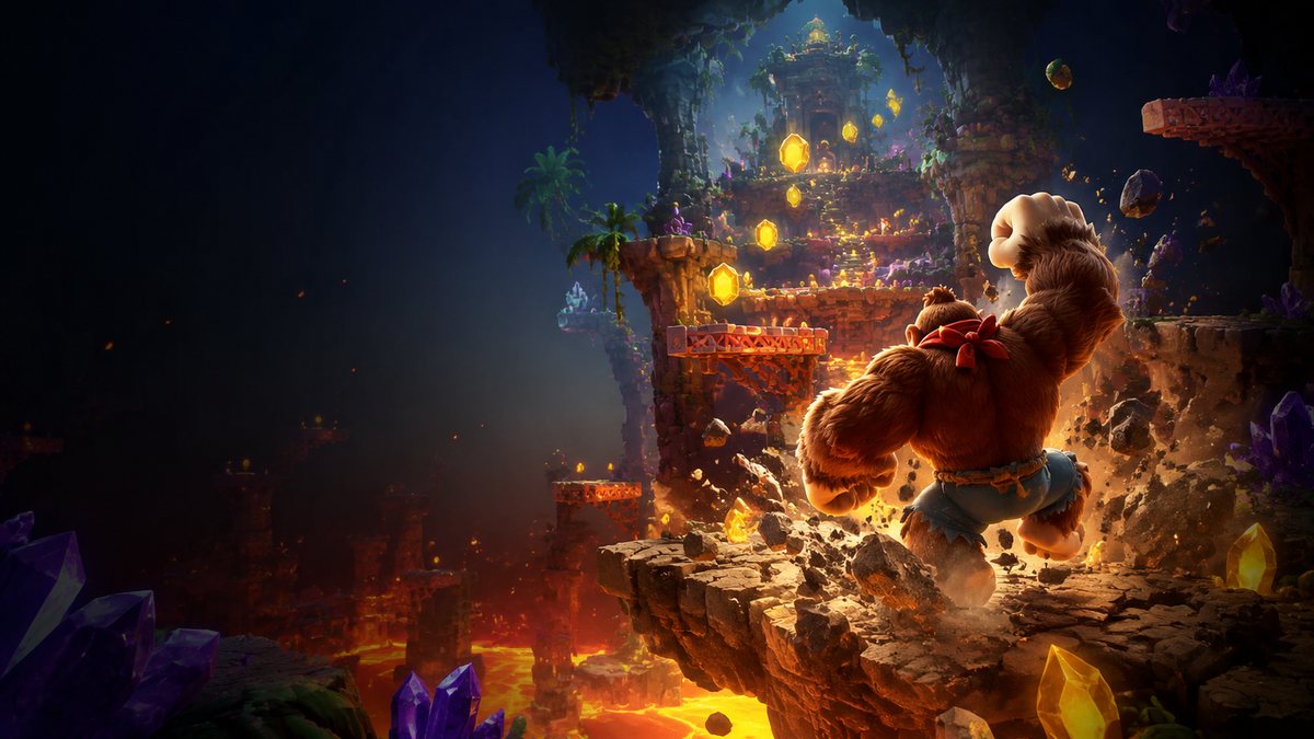 Donkey Kong Bananza original game remake reference artwork 1