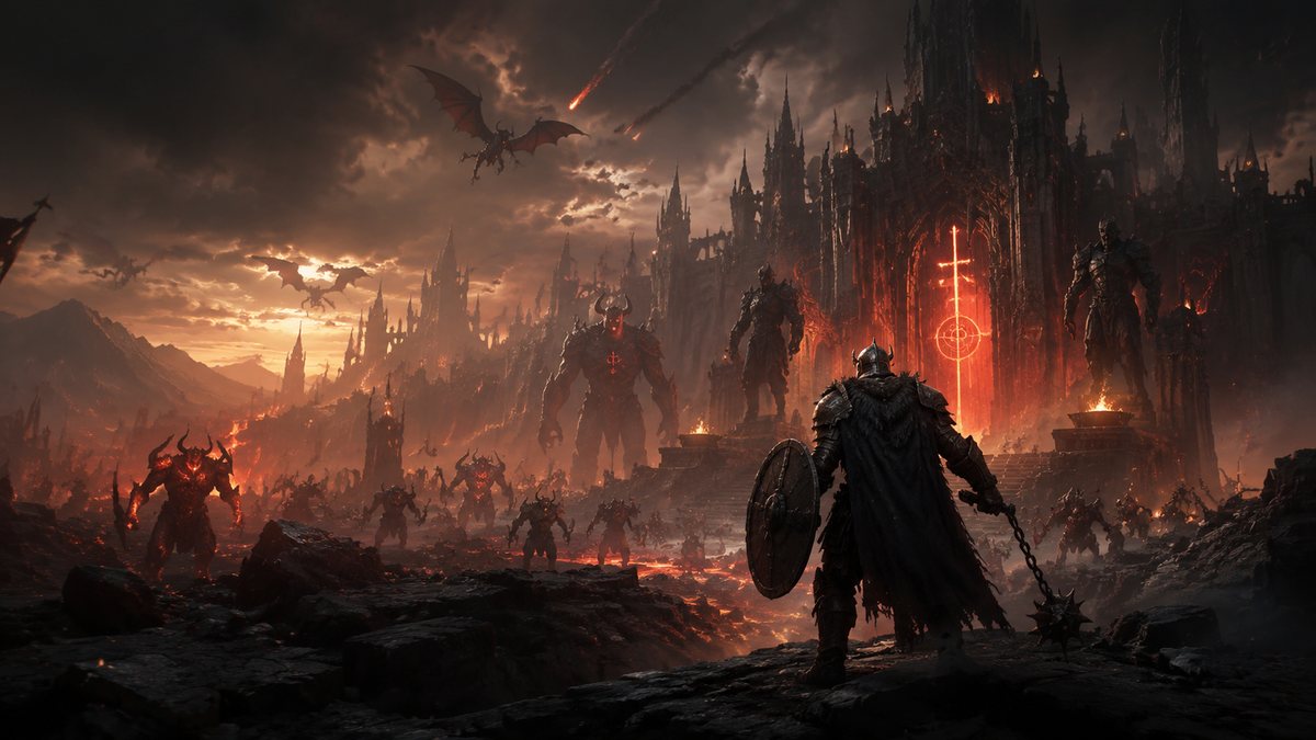 DOOM The Dark Ages original game remake reference artwork 1
