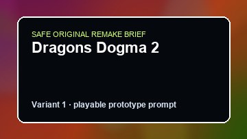 Dragons Dogma 2 Sable Custom Game Builder preview