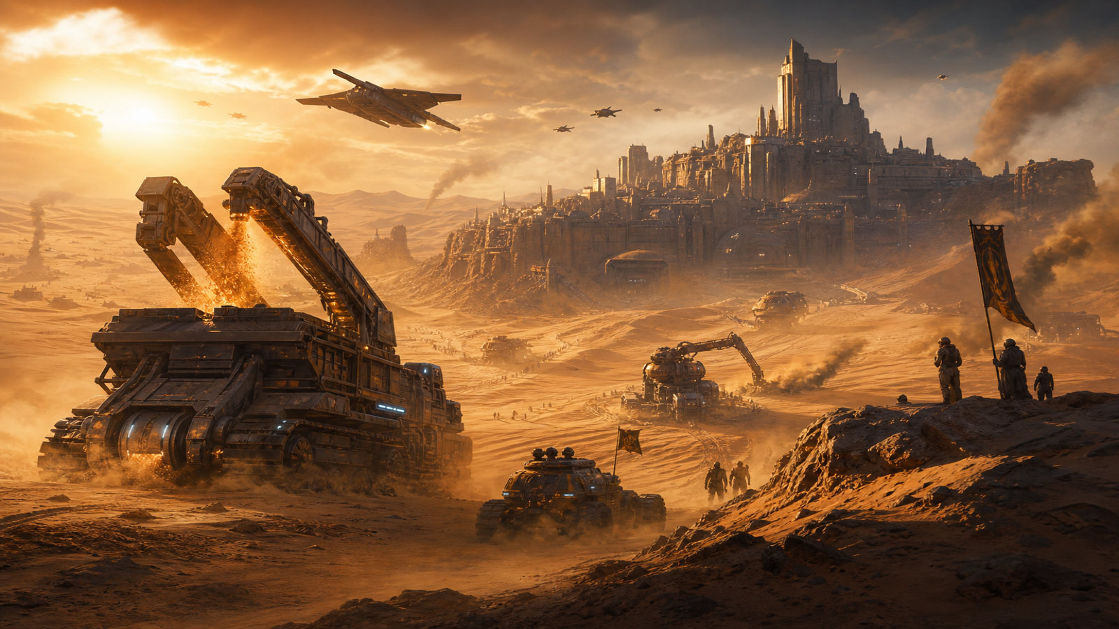 Dune Spice Wars original game remake reference artwork 1