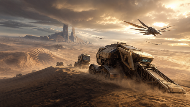 Dune Spice Wars original game remake reference artwork 2