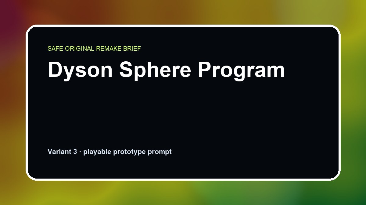 Dyson Sphere Program original dyson sphere program custom game reference artwork 3